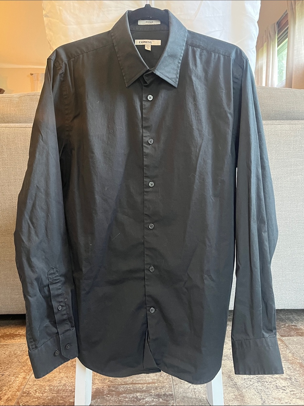 Men’s Express Long-Sleeve Dress Shirt